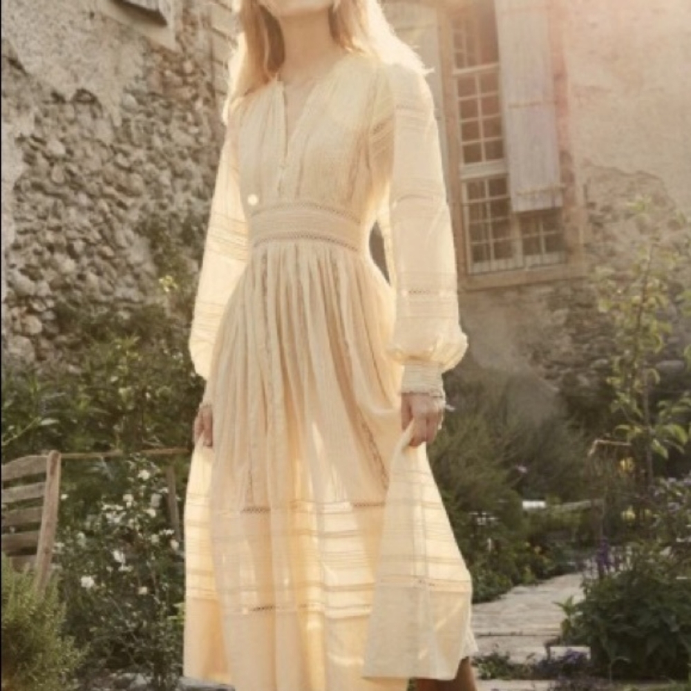 Doen Vicia dress in Sandstone NWT